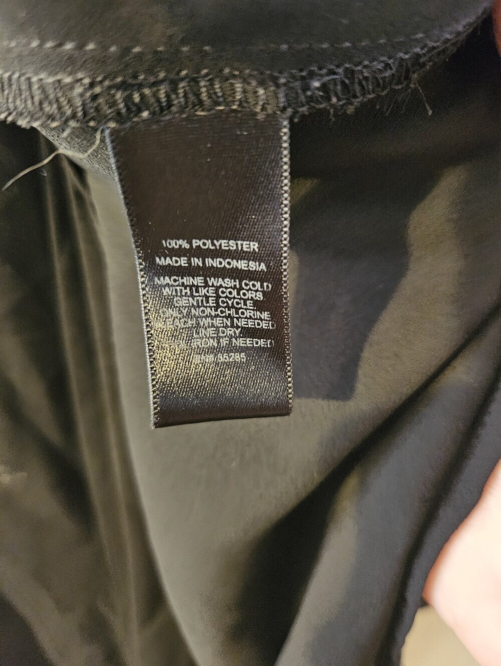 Express Womans Sheer Long Sleeve Black Blouse Size M - Picture 8 of 12